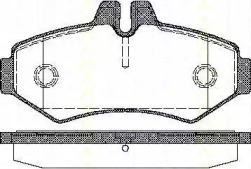 Комплект тормозных колодок (TRISCAN: 8110 10515)
