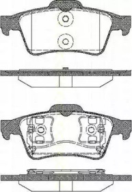 Комплект тормозных колодок (TRISCAN: 8110 10534)