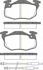 Комплект тормозных колодок (TRISCAN: 8110 10979)