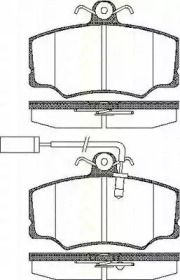 Комплект тормозных колодок (TRISCAN: 8110 12991)