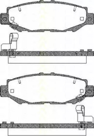 Комплект тормозных колодок (TRISCAN: 8110 13039)
