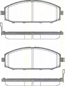 Комплект тормозных колодок (TRISCAN: 8110 14024)