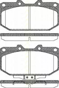 Комплект тормозных колодок (TRISCAN: 8110 14030)