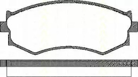 Комплект тормозных колодок (TRISCAN: 8110 14032)