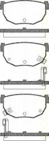 Комплект тормозных колодок (TRISCAN: 8110 14034)
