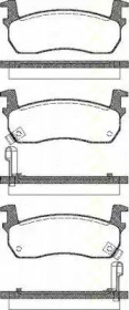 Комплект тормозных колодок (TRISCAN: 8110 14927)