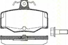 Комплект тормозных колодок (TRISCAN: 8110 14938)