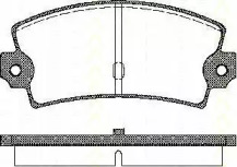Комплект тормозных колодок (TRISCAN: 8110 15862)