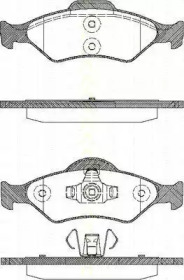 Комплект тормозных колодок (TRISCAN: 8110 16014)