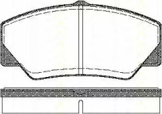 Комплект тормозных колодок (TRISCAN: 8110 16844)