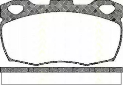 Комплект тормозных колодок (TRISCAN: 8110 17003)