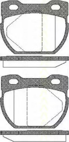 Комплект тормозных колодок (TRISCAN: 8110 17013)