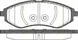 Комплект тормозных колодок (TRISCAN: 8110 21005)