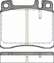 Комплект тормозных колодок (TRISCAN: 8110 23002)