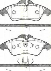Комплект тормозных колодок (TRISCAN: 8110 23008)