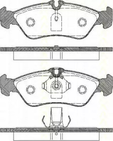 Комплект тормозных колодок (TRISCAN: 8110 23010)