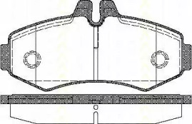 Комплект тормозных колодок (TRISCAN: 8110 23020)
