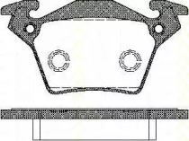 Комплект тормозных колодок (TRISCAN: 8110 23023)