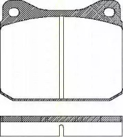 Комплект тормозных колодок (TRISCAN: 8110 23235)