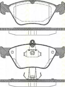 Комплект тормозных колодок (TRISCAN: 8110 24001)