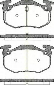 Комплект тормозных колодок (TRISCAN: 8110 25001)