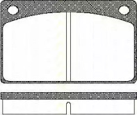 Комплект тормозных колодок (TRISCAN: 8110 27602)