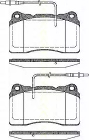 Комплект тормозных колодок (TRISCAN: 8110 28032)