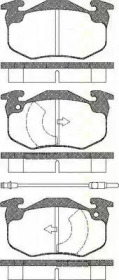 Комплект тормозных колодок (TRISCAN: 8110 28034)