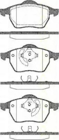 Комплект тормозных колодок (TRISCAN: 8110 29006)