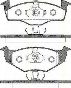 Комплект тормозных колодок (TRISCAN: 8110 29017)
