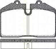 Комплект тормозных колодок (TRISCAN: 8110 29155)