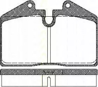 Комплект тормозных колодок (TRISCAN: 8110 29156)