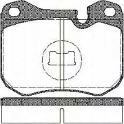 Комплект тормозных колодок (TRISCAN: 8110 29157)