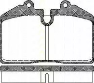 Комплект тормозных колодок (TRISCAN: 8110 29165)