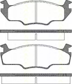 Комплект тормозных колодок (TRISCAN: 8110 29237)
