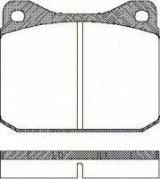 Комплект тормозных колодок (TRISCAN: 8110 29788)