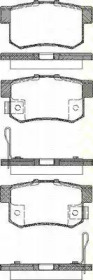 Комплект тормозных колодок (TRISCAN: 8110 40008)