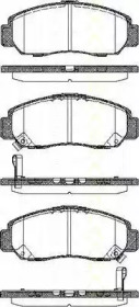 Комплект тормозных колодок (TRISCAN: 8110 40057)