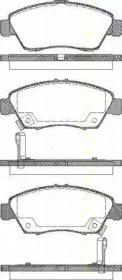 Комплект тормозных колодок (TRISCAN: 8110 40168)