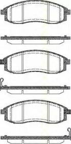 Комплект тормозных колодок (TRISCAN: 8110 42023)