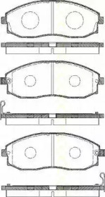 Комплект тормозных колодок (TRISCAN: 8110 43008)