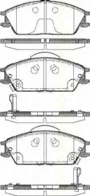 Комплект тормозных колодок (TRISCAN: 8110 43023)