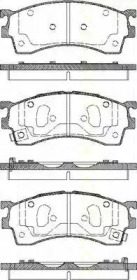 Комплект тормозных колодок (TRISCAN: 8110 50005)