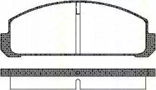 Комплект тормозных колодок (TRISCAN: 8110 50038)