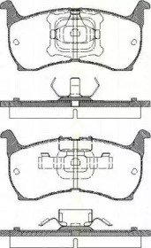 Комплект тормозных колодок (TRISCAN: 8110 50097)
