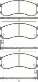 Комплект тормозных колодок (TRISCAN: 8110 50165)