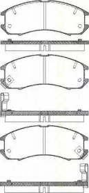 Комплект тормозных колодок (TRISCAN: 8110 50881)