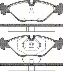 Комплект тормозных колодок (TRISCAN: 8110 65985)