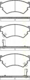 Комплект тормозных колодок (TRISCAN: 8110 68176)