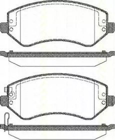 Комплект тормозных колодок (TRISCAN: 8110 80533)